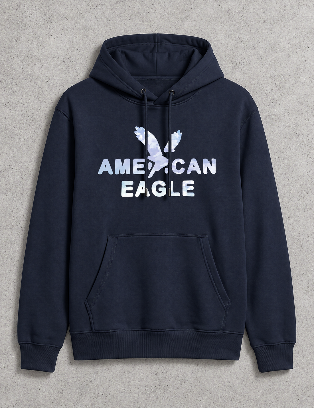 American Eagle Hoodie-Navy