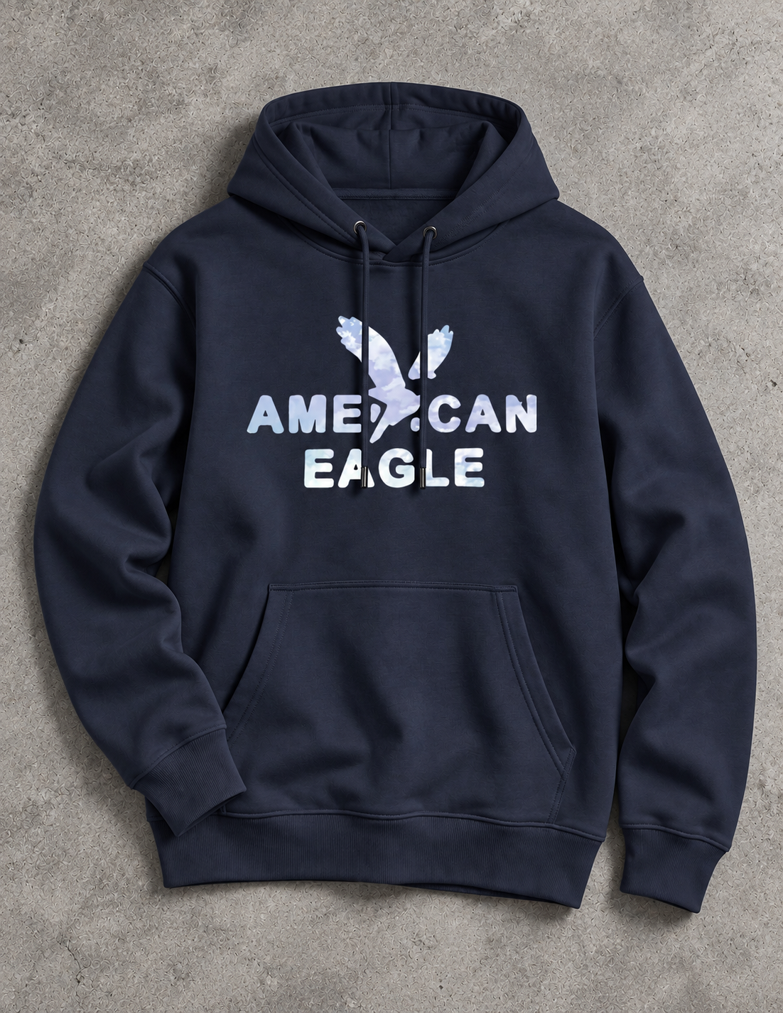 American Eagle Hoodie-Navy