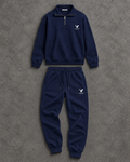 American Eagle Navy Quarter-Zip & Pant